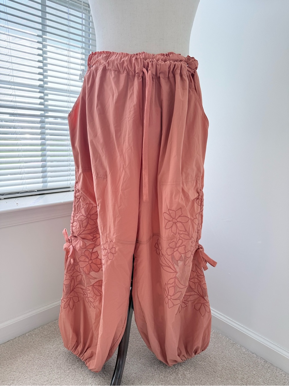 Free People Wild Bloom Pants in Rust